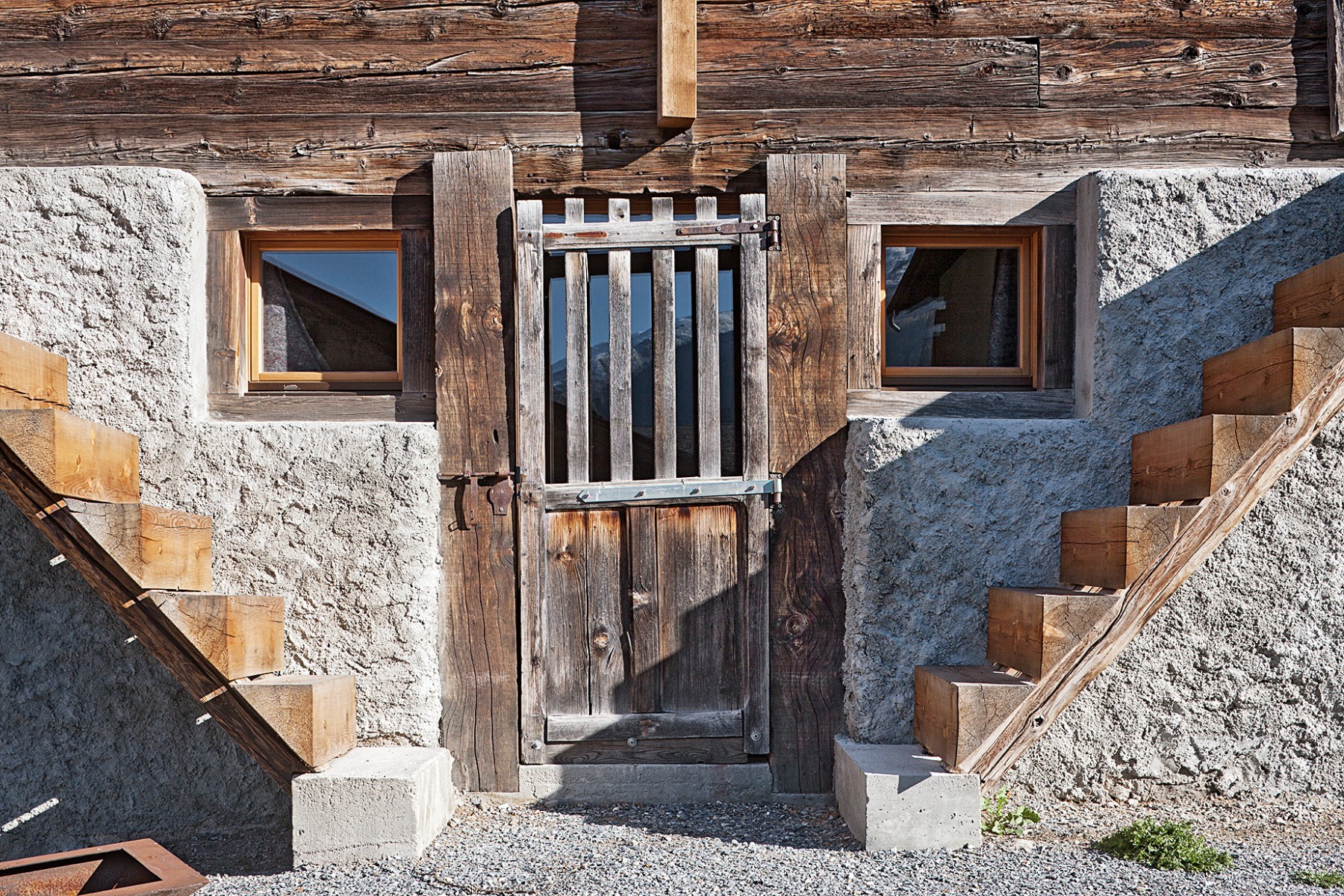 Stall – Treppen – Türe